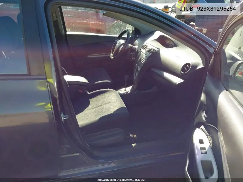 JTDBT923X81295254 2008 Toyota Yaris