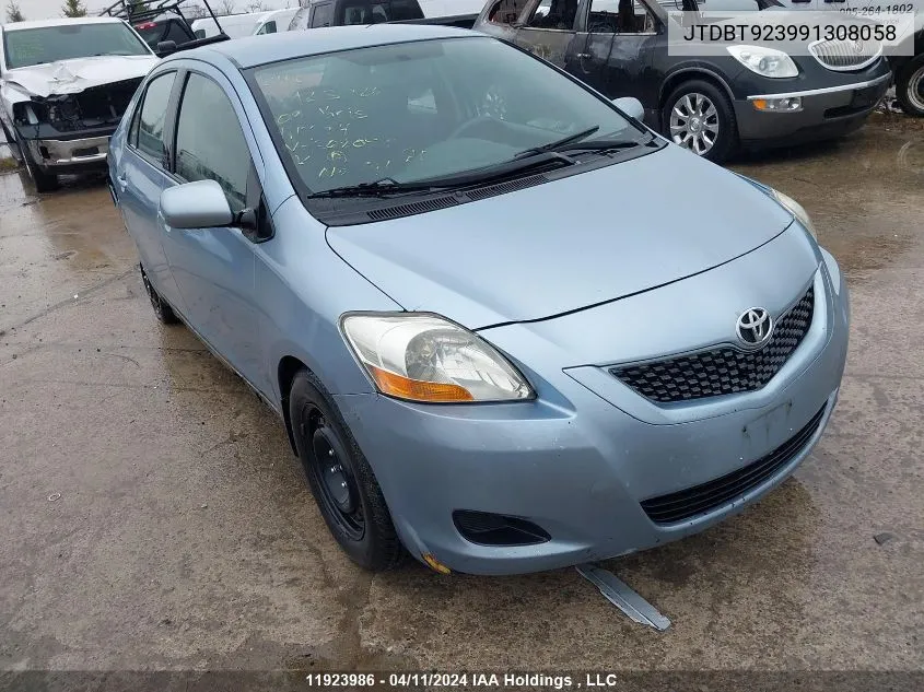 JTDBT923991308058 2009 Toyota Yaris