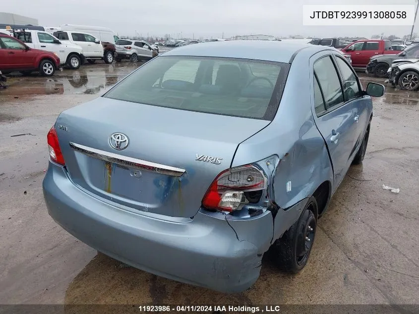 JTDBT923991308058 2009 Toyota Yaris