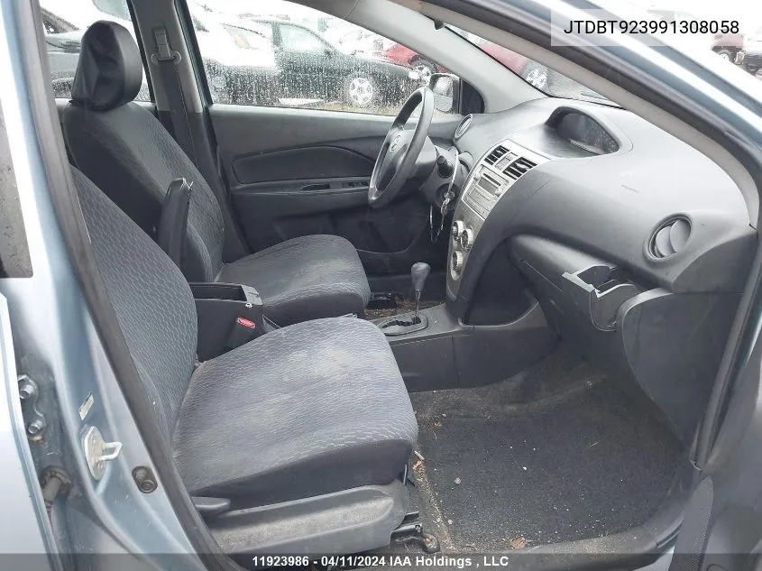 JTDBT923991308058 2009 Toyota Yaris