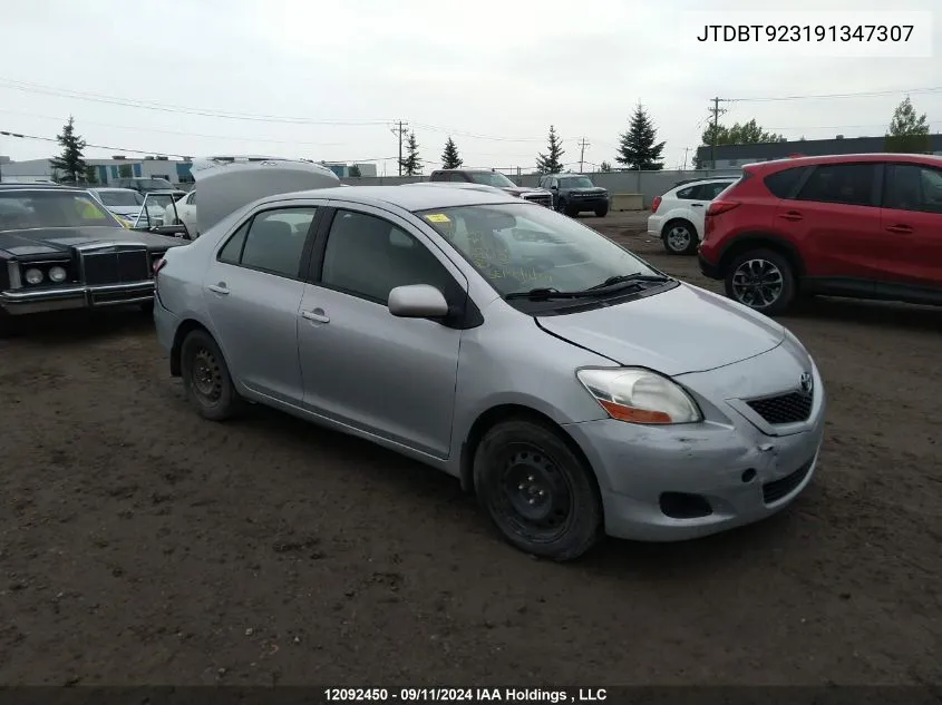 JTDBT923191347307 2009 Toyota Yaris