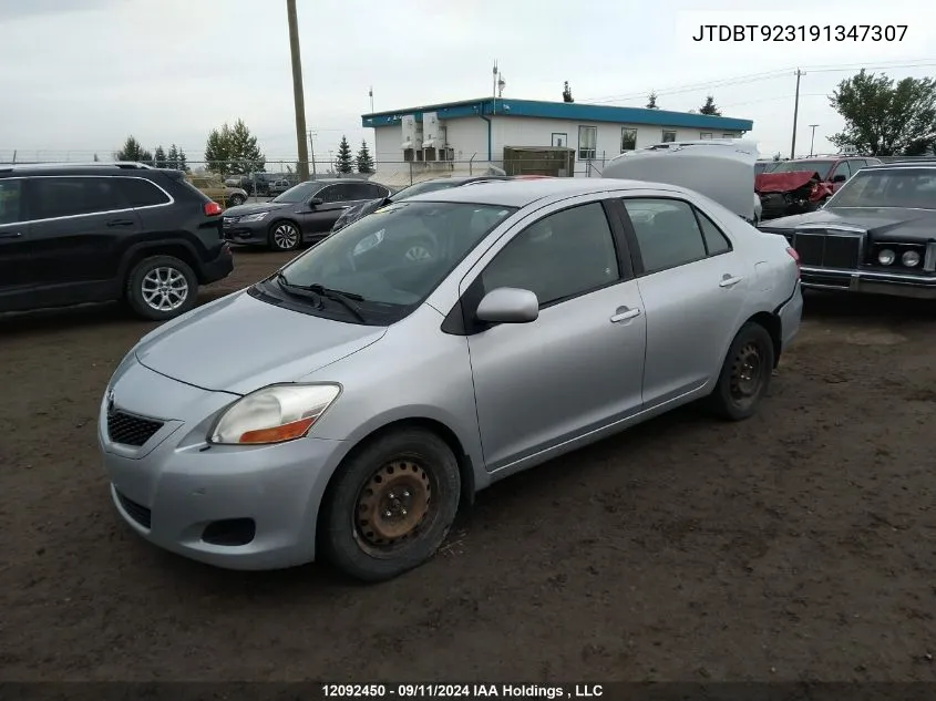 JTDBT923191347307 2009 Toyota Yaris