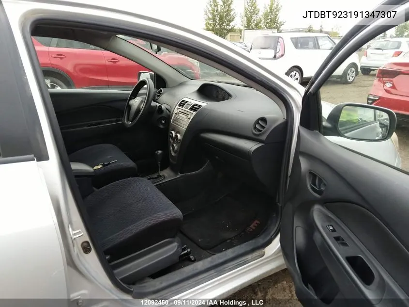 JTDBT923191347307 2009 Toyota Yaris