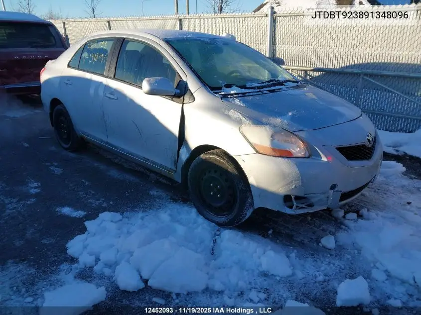 JTDBT923891348096 2009 Toyota Yaris