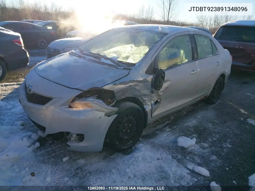 JTDBT923891348096 2009 Toyota Yaris