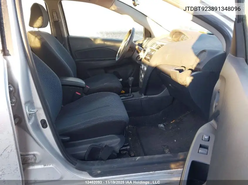 JTDBT923891348096 2009 Toyota Yaris