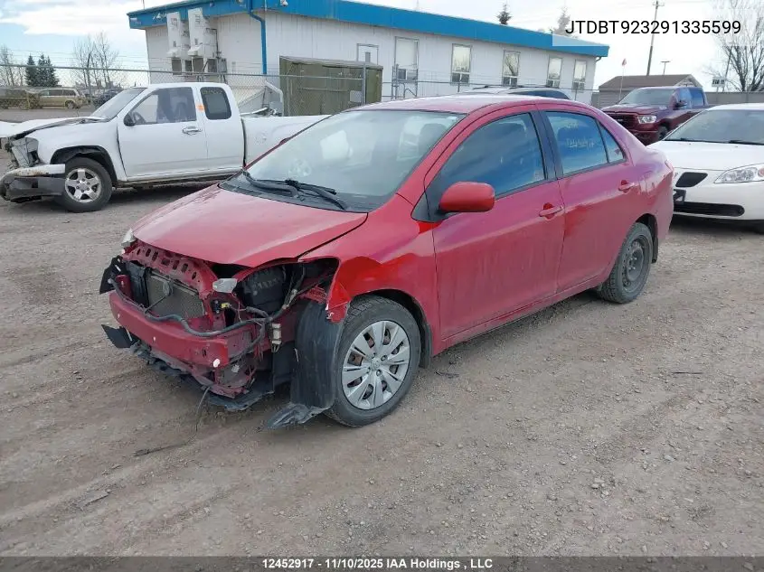JTDBT923291335599 2009 Toyota Yaris