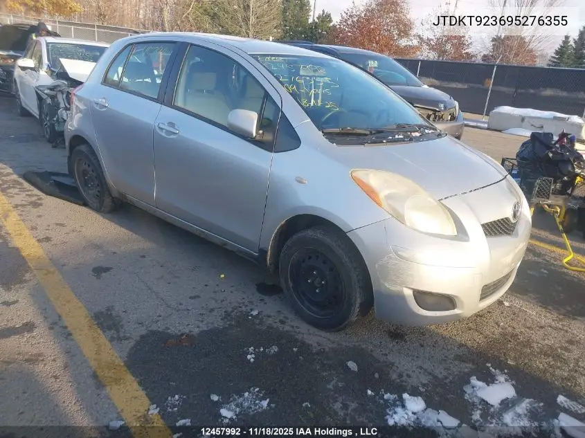 JTDKT923695276355 2009 Toyota Yaris