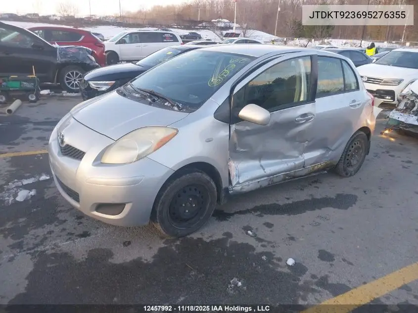 JTDKT923695276355 2009 Toyota Yaris