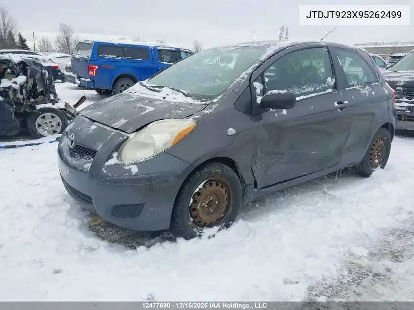 JTDJT923X95262499 2009 Toyota Yaris Ce/Rs
