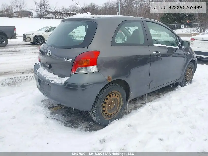 JTDJT923X95262499 2009 Toyota Yaris Ce/Rs