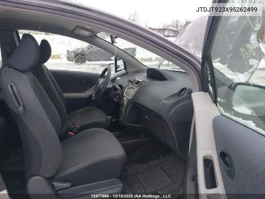 JTDJT923X95262499 2009 Toyota Yaris Ce/Rs