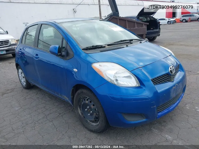 2009 Toyota Yaris VIN: JTDKT903495276079 Lot: 39417282