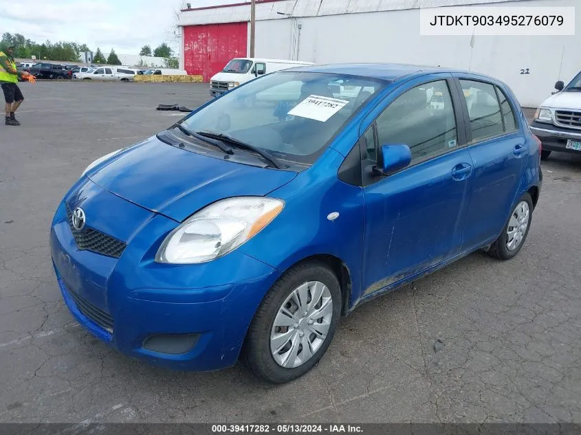 2009 Toyota Yaris VIN: JTDKT903495276079 Lot: 39417282