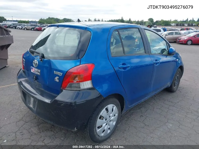 JTDKT903495276079 2009 Toyota Yaris