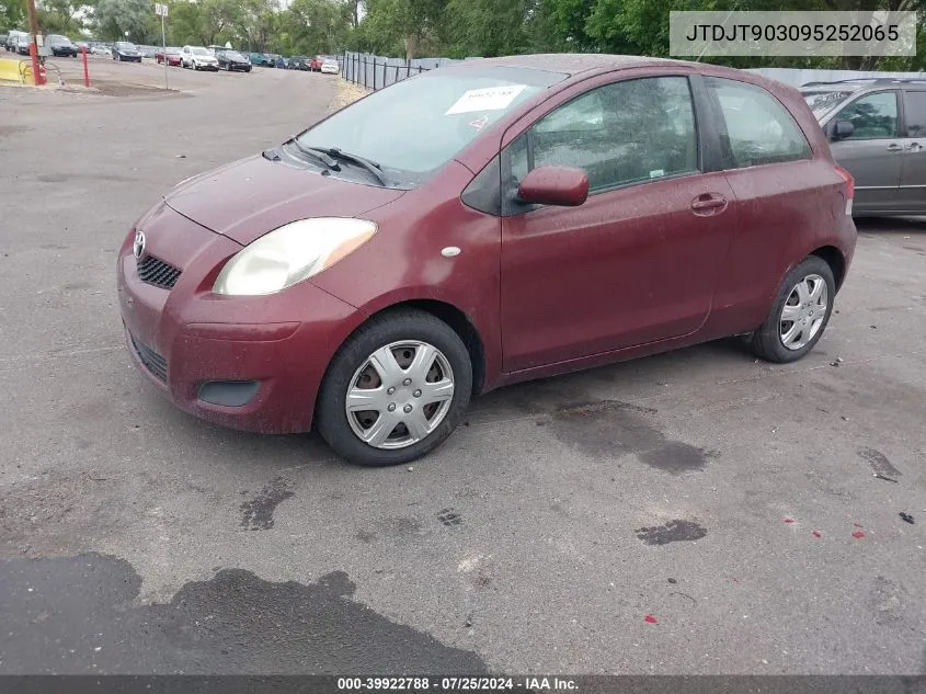 JTDJT903095252065 2009 Toyota Yaris