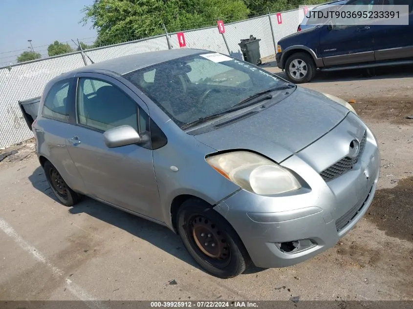 2009 Toyota Yaris VIN: JTDJT903695233391 Lot: 39925912