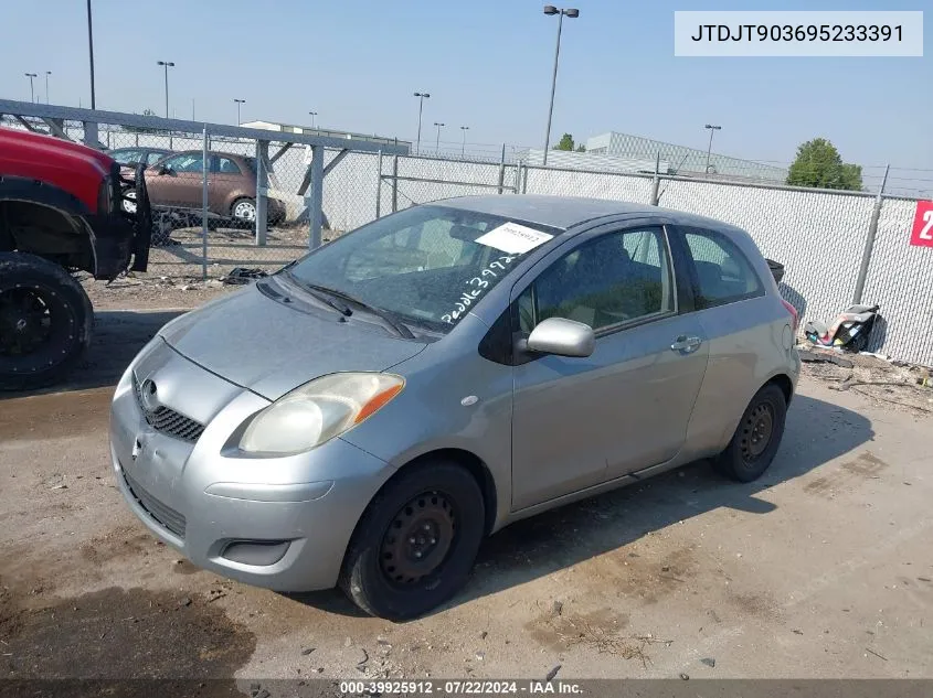 JTDJT903695233391 2009 Toyota Yaris