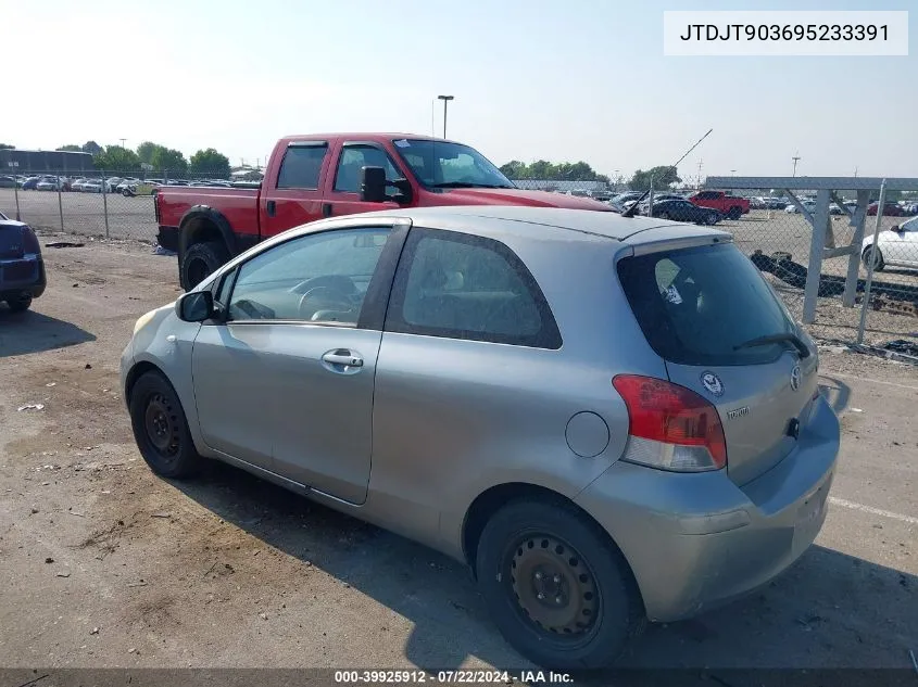 JTDJT903695233391 2009 Toyota Yaris