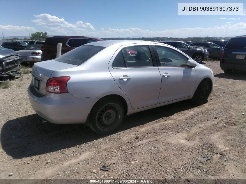 2009 Toyota Yaris VIN: JTDBT903891307373 Lot: 40190917