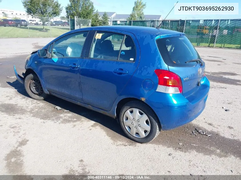 JTDKT903695262930 2009 Toyota Yaris