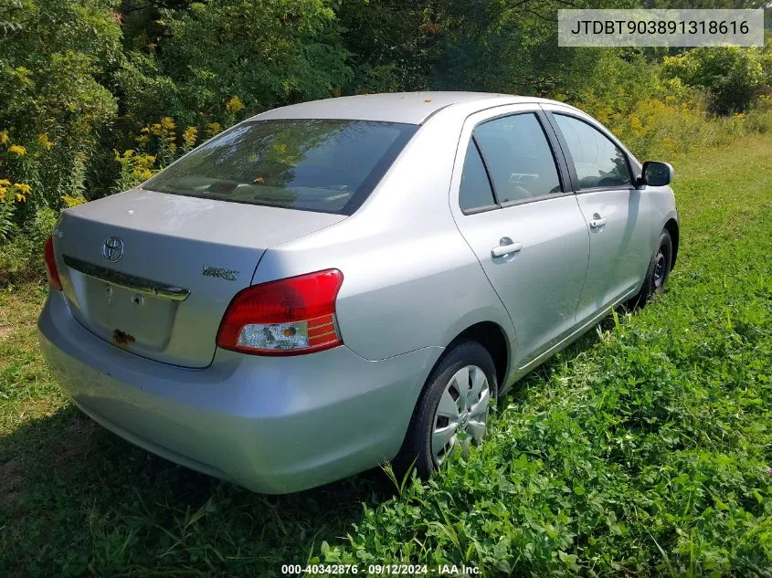 JTDBT903891318616 2009 Toyota Yaris