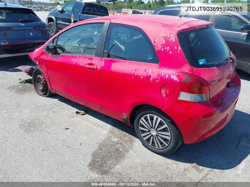 JTDJT903695230765 2009 Toyota Yaris