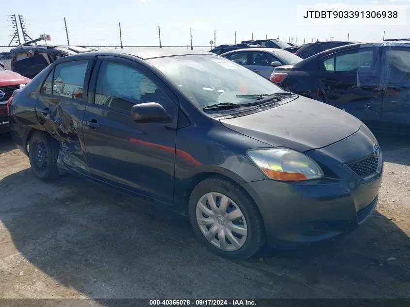 JTDBT903391306938 2009 Toyota Yaris