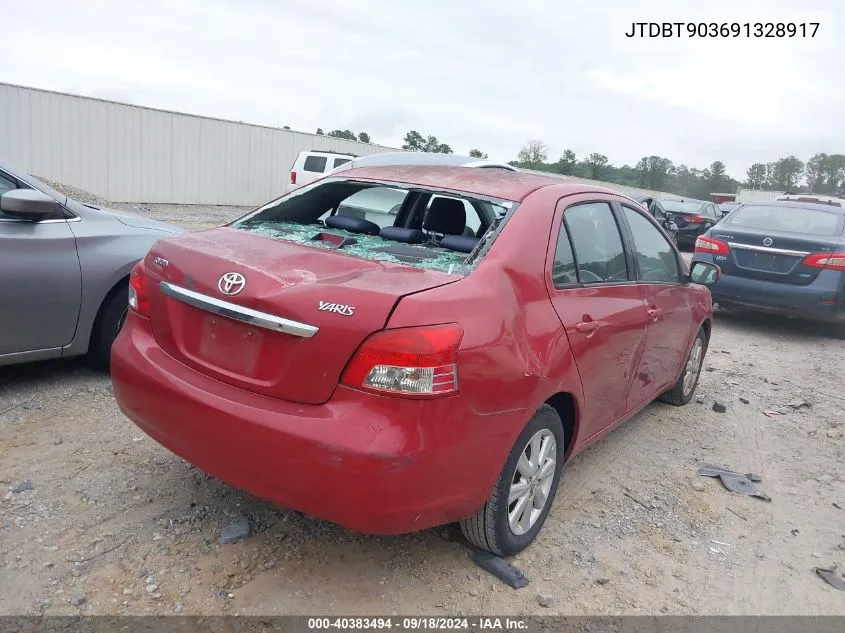 JTDBT903691328917 2009 Toyota Yaris