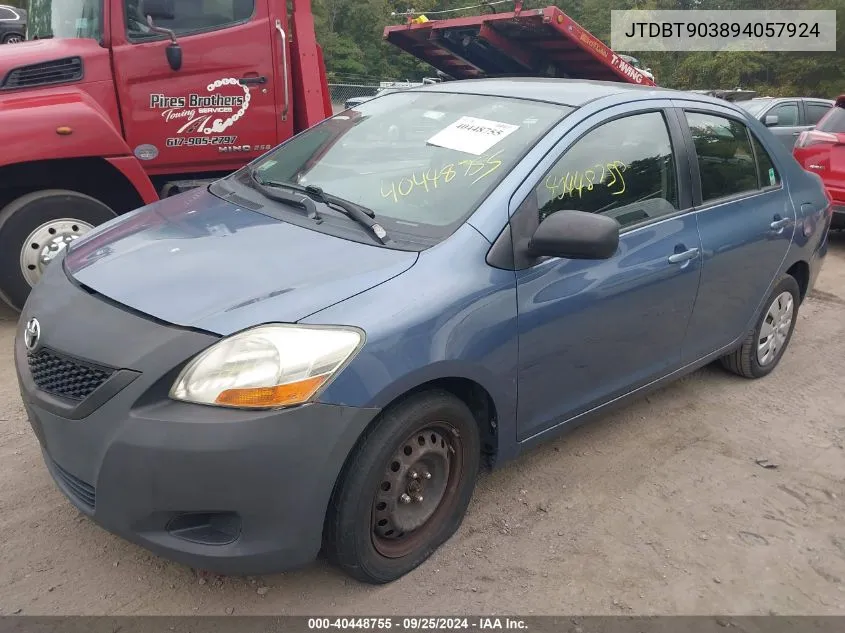 JTDBT903894057924 2009 Toyota Yaris