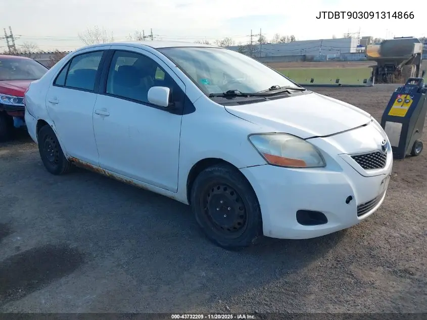 JTDBT903091314866 2009 Toyota Yaris