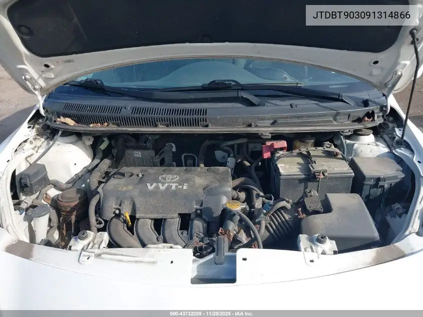 JTDBT903091314866 2009 Toyota Yaris