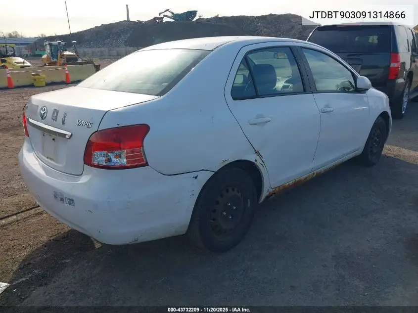 JTDBT903091314866 2009 Toyota Yaris