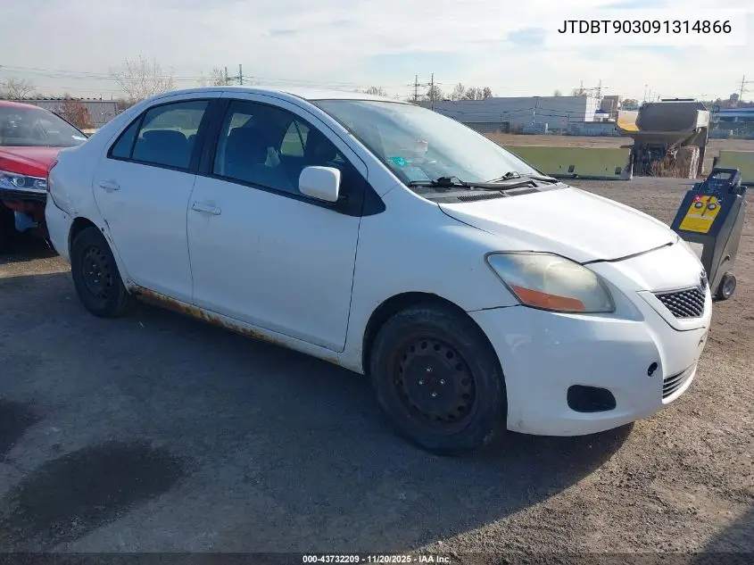 JTDBT903091314866 2009 Toyota Yaris