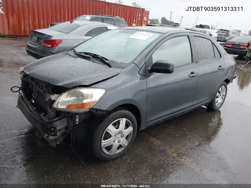 JTDBT903591313311 2009 Toyota Yaris