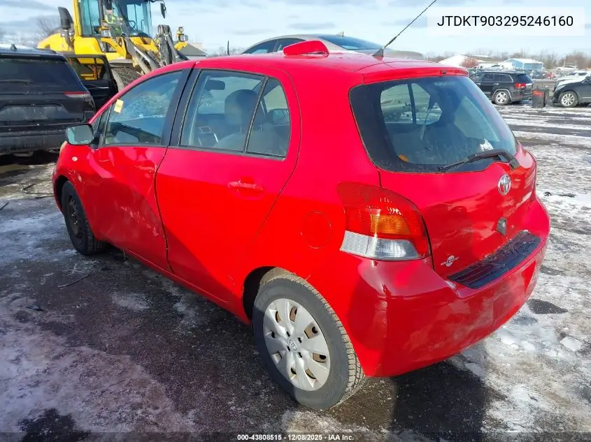JTDKT903295246160 2009 Toyota Yaris