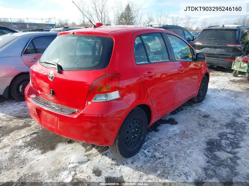 JTDKT903295246160 2009 Toyota Yaris