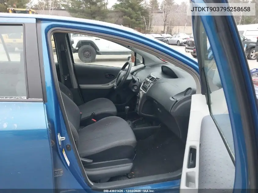JTDKT903795258658 2009 Toyota Yaris