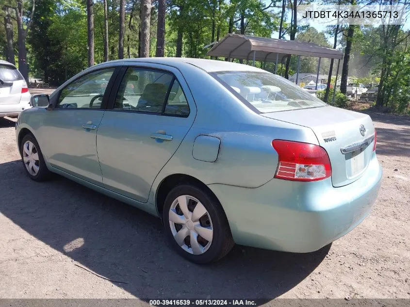 JTDBT4K34A1365713 2010 Toyota Yaris