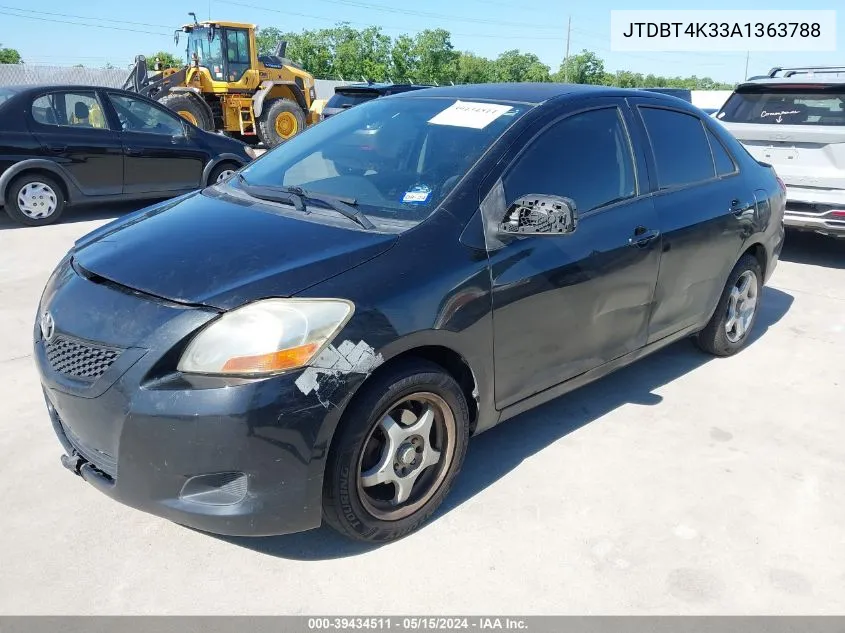 JTDBT4K33A1363788 2010 Toyota Yaris