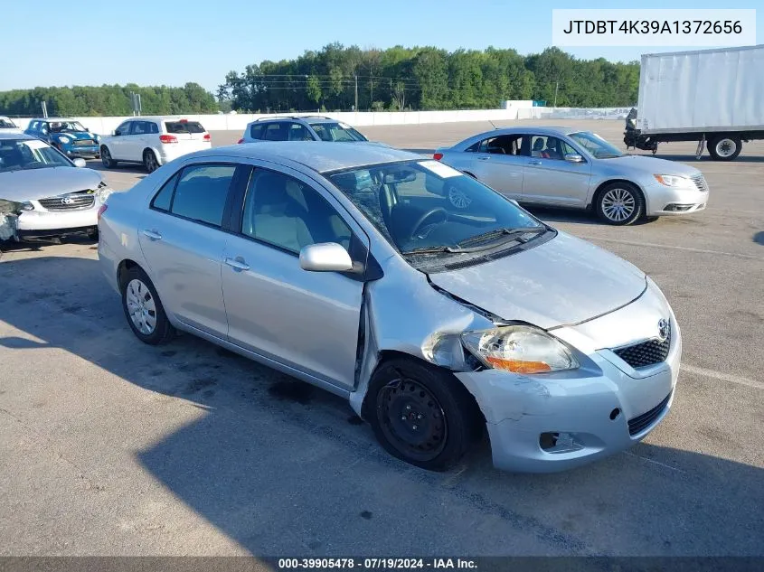 2010 Toyota Yaris VIN: JTDBT4K39A1372656 Lot: 39905478