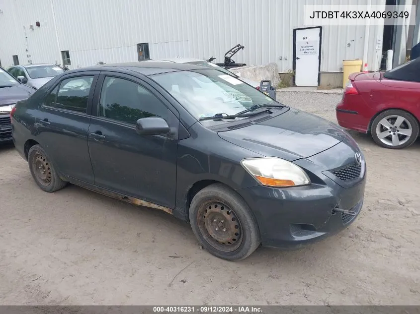 JTDBT4K3XA4069349 2010 Toyota Yaris