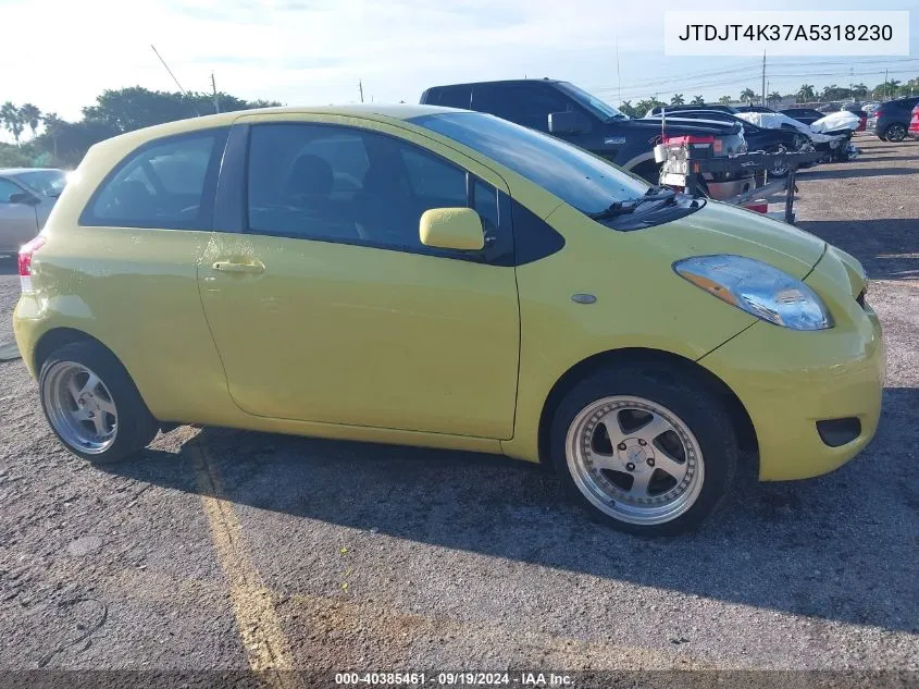 JTDJT4K37A5318230 2010 Toyota Yaris