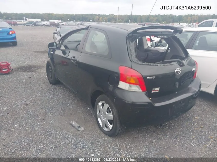 2010 Toyota Yaris VIN: JTDJT4K31A5299500 Lot: 40413367