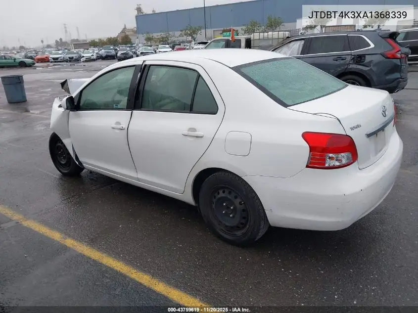 JTDBT4K3XA1368339 2010 Toyota Yaris