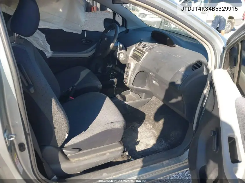 JTDJT4K34B5329915 2011 Toyota Yaris