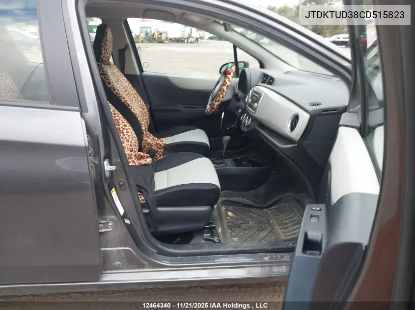 JTDKTUD38CD515823 2012 Toyota Yaris Le