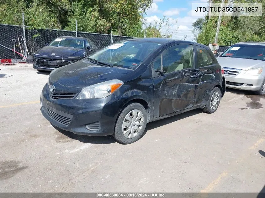 JTDJTUD35CD541887 2012 Toyota Yaris L