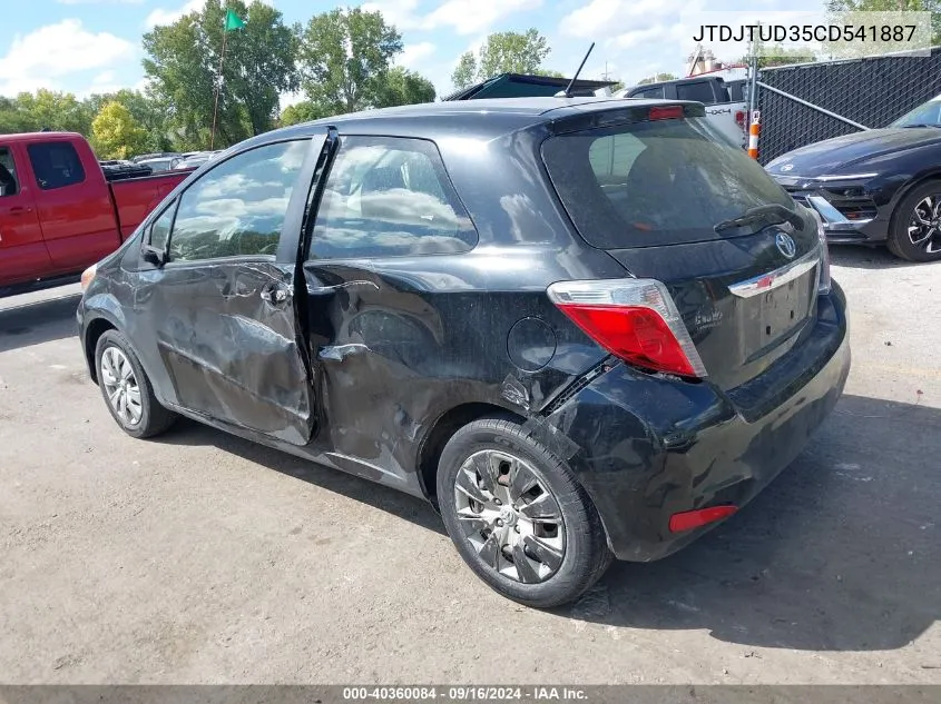 JTDJTUD35CD541887 2012 Toyota Yaris L