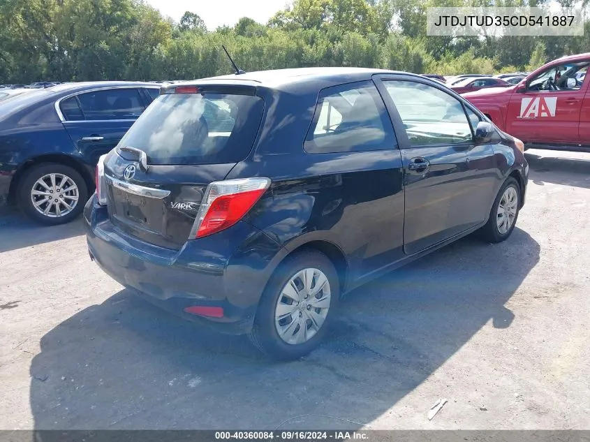 JTDJTUD35CD541887 2012 Toyota Yaris L